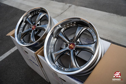 Work VSKF# / 18x9 +16, 18x10 +21 / 5x114.3 / Brilliant Silver Black (BSB)