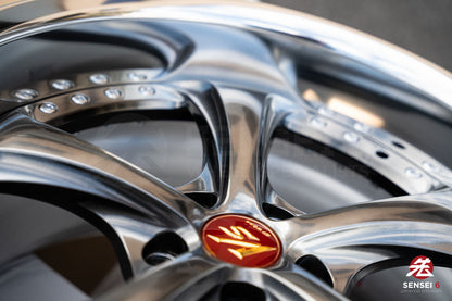 Work VSKF# / 18x9 +16, 18x10 +21 / 5x114.3 / Brilliant Silver Black (BSB)