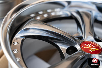 Work VSKF# / 18x9 +16, 18x10 +21 / 5x114.3 / Brilliant Silver Black (BSB)