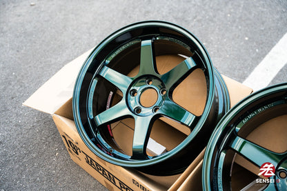 Volk TE37SL / 19x9.5 +21, 19x10.5 +22 / 5x120 / Racing Green (IG)