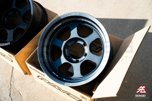 Volk TE37XT M-Spec / 17x8.5-10 / 6x139.7 / Azul mate metalizado