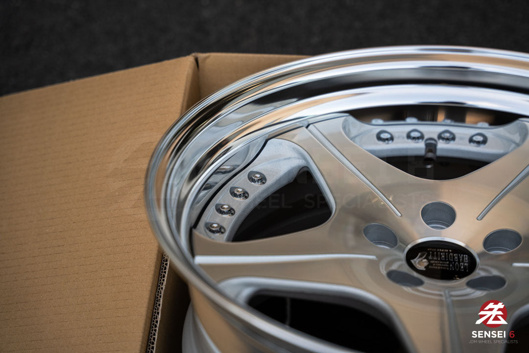 Leon Hardiritt Orden CV [Step Lip] / 19x9.5 +27, 19x10.5 +26 / 5x114.3 / Diamond Cut