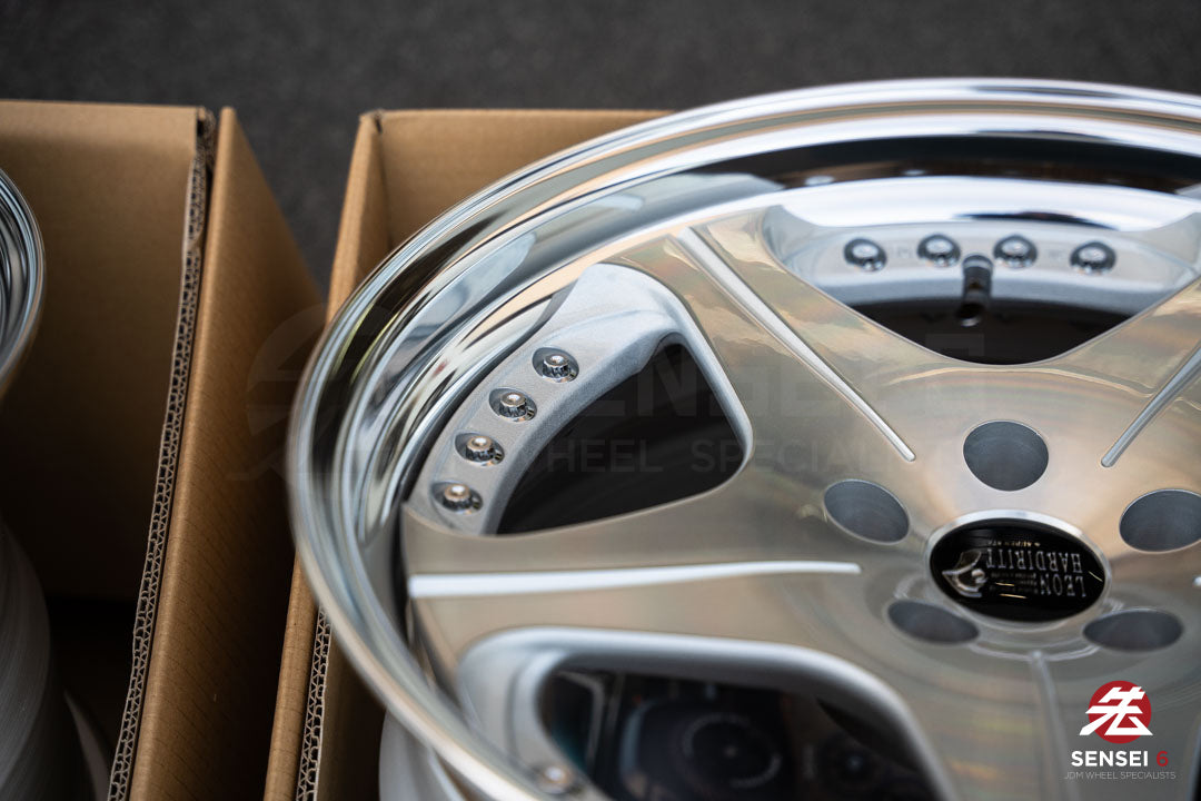 Leon Hardiritt Orden CV [Step Lip] / 19x9.5 +27, 19x10.5 +26 / 5x114.3 / Diamond Cut