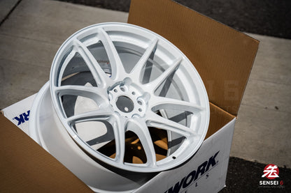 Work Emotion CR Shigoku / 18x9.5 +38 / 5x114.3 / Ice White (ICW)
