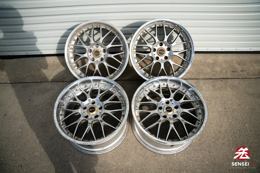 Ruedas Weds Kranze ERM de 18" (usadas) / 5x114.3 / 18x8 +34, 18x9 +34 / Cromadas