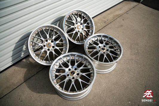 Ruedas Weds Kranze ERM de 18" (usadas) / 5x114.3 / 18x8 +34, 18x9 +34 / Cromadas