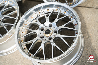 18" Weds Kranze ERM (Used Wheels) / 5x114.3 / 18x8 +34, 18x9 +34 / Chrome