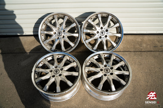 Ruedas Schwert SC2 de 18" (usadas) / 5x114,3 / 18x7,5 +50 / DC plateadas