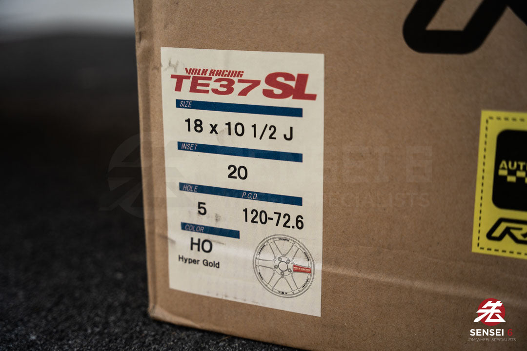 Volk TE37SL / 18x10.5 +20 / 5x120 / Hyper Gold (HO)