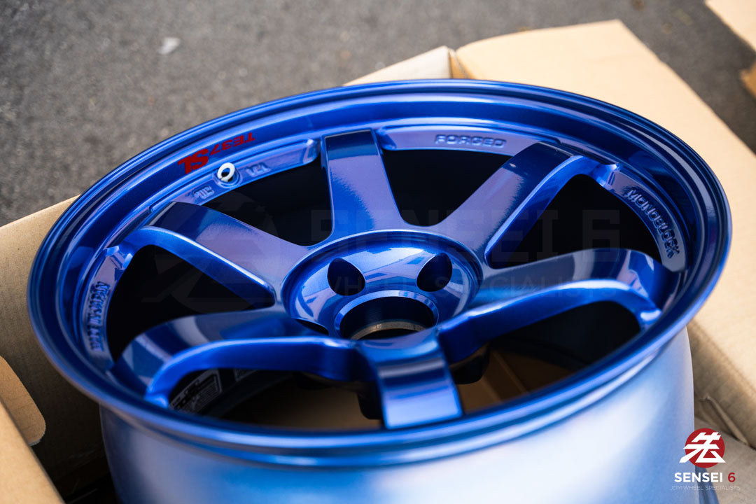 Volk TE37SL / 18x10.5 +20 / 5x120 / Hyper Blue (HL)