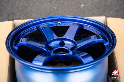 Volk TE37SL / 18x10.5 +20 / 5x120 / Hyper Blue (HL)