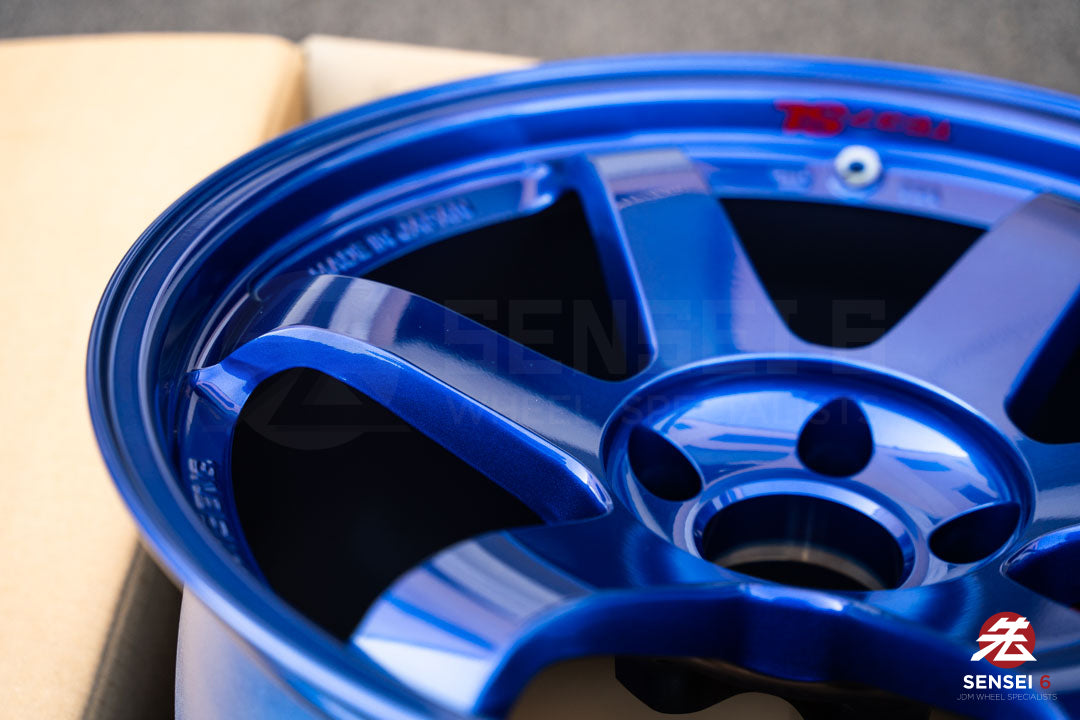 Volk TE37SL / 18x10.5 +20 / 5x120 / Hyper Blue (HL)
