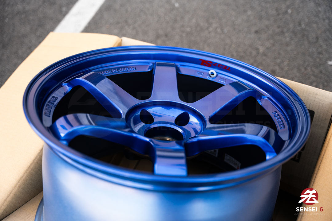 Volk TE37SL / 18x10.5 +20 / 5x120 / Hyper Blue (HL)