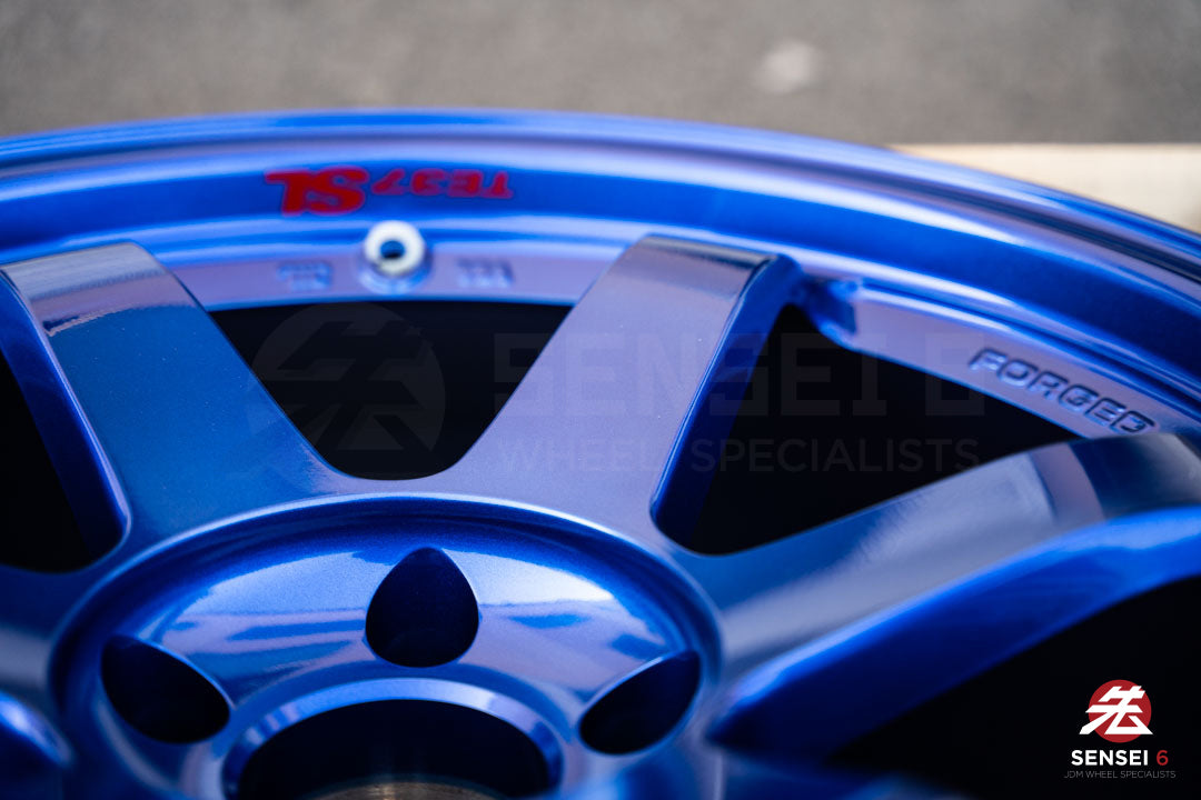 Volk TE37SL / 18x10.5 +20 / 5x120 / Hyper Blue (HL)