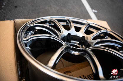 Advan RZII / 18x10 +25 / 5x114.3 / Racing Hyper Black & Ring (HBR)