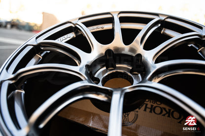 Advan RZII / 18x10 +25 / 5x114.3 / Racing Hyper Black & Ring (HBR)