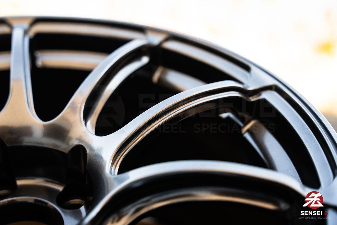 Advan RZII / 18x10 +25 / 5x114.3 / Racing Hyper Black & Ring (HBR)