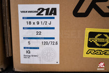 Load image into Gallery viewer, Volk 21A / 18x9.5 +22 / 5x120 / Racing Green Rim DC (IG)
