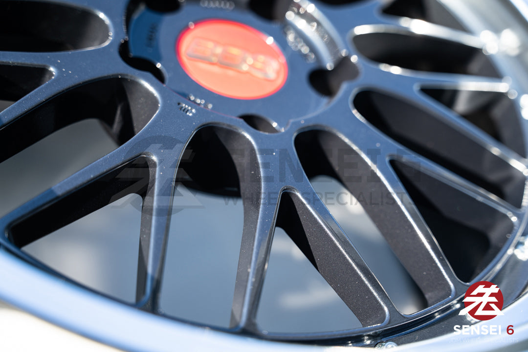 BBS LM / 19x8.5 +50, 19x12 +44 / 5x130 / Negro Azul
