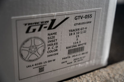 AME Tracer GTV / 18x10.5 +15 / 5x114.3 / Racing White