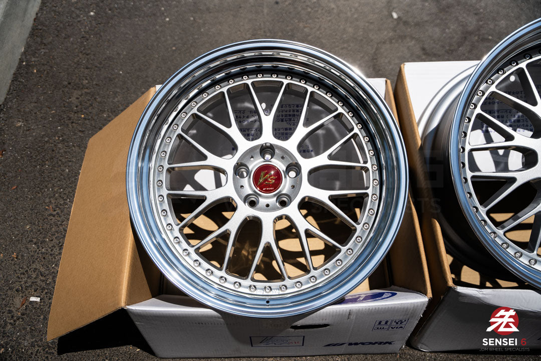 Work VS-XX [Step Lip] / 20x10 +9, 20x11 +9 / 5x112 / Light Gray Silver (LGS)
