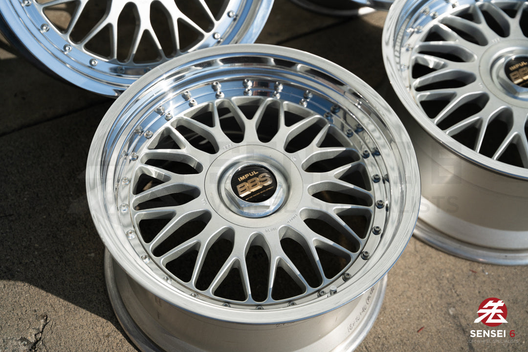 18インチ BBS Impul M1（中古ホイール）/ 5x114.3 / 18x9 +25、18x10 +40 / シルバー