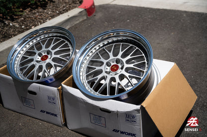 Work VS-XX [Step Lip] / 20x10 +9, 20x11 +9 / 5x112 / Light Gray Silver (LGS)