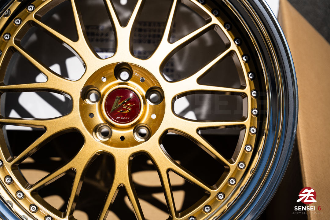 Work VS-XX [Step Lip] / 20x10 +9, 20x11 +9 / 5x112 / Gold (GLD)