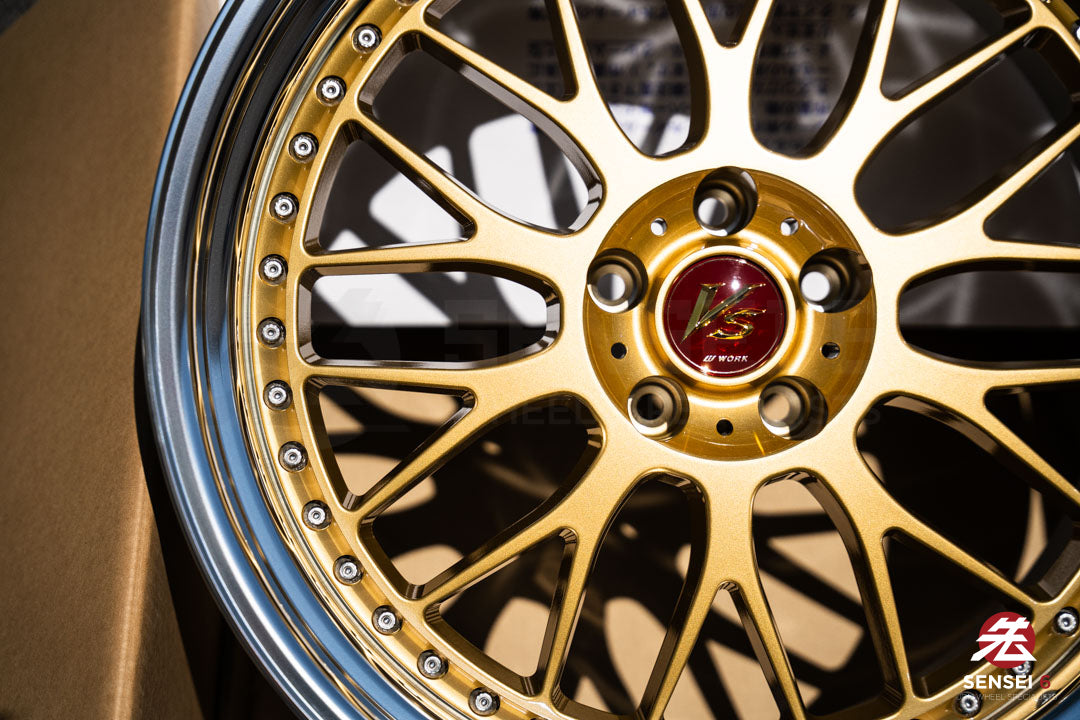 Work VS-XX [Step Lip] / 20x10 +9, 20x11 +9 / 5x112 / Gold (GLD)