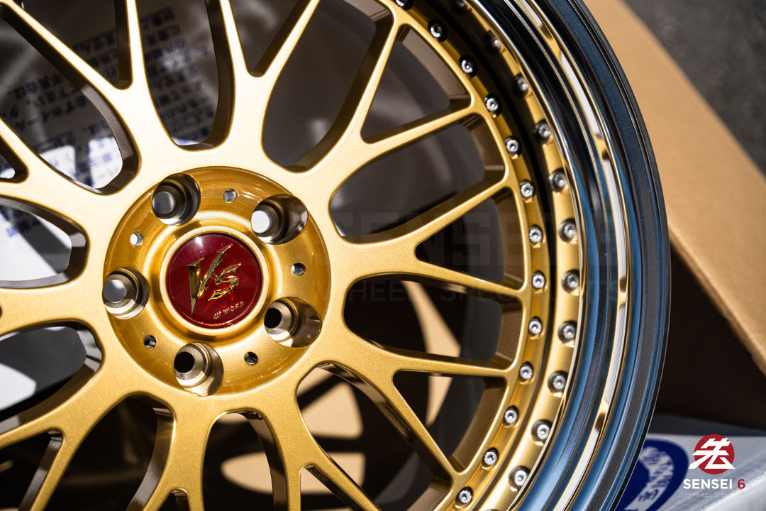 Work VS-XX [Step Lip] / 20x10 +9, 20x11 +9 / 5x112 / Gold (GLD)