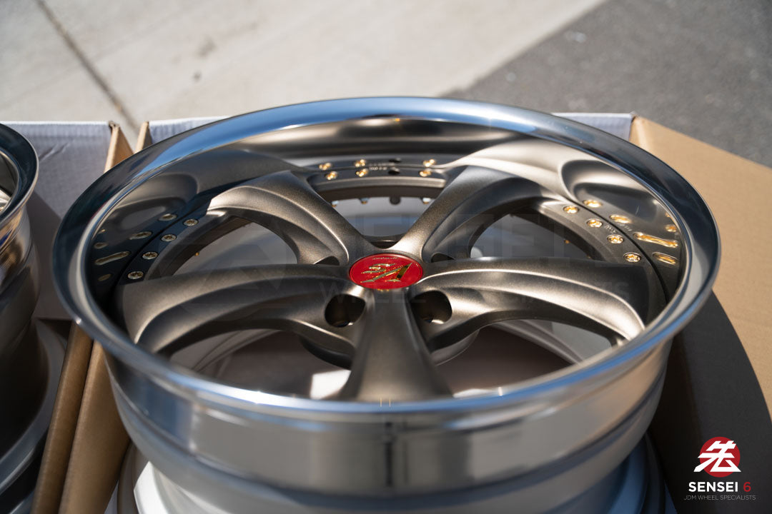 Work VSKF♯ / 18x9.5 +22, 18x9.5 +21 / 5x114.3 / Ash Titanium (AHG2)