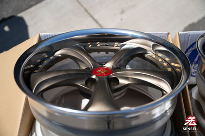 Work VSKF♯ / 18x9.5 +22, 18x9.5 +21 / 5x114.3 / Ash Titanium (AHG2)