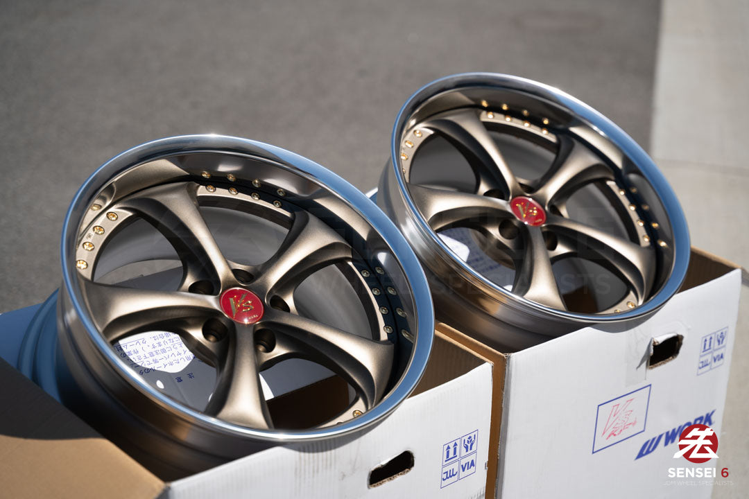 Work VSKF♯ / 18x9.5 +22, 18x9.5 +21 / 5x114.3 / Ash Titanium (AHG2)