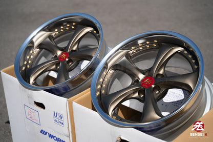 Work VSKF♯ / 18x9.5 +22, 18x9.5 +21 / 5x114.3 / Ash Titanium (AHG2)