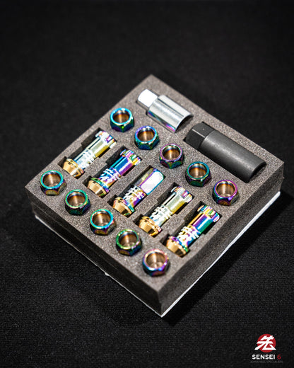 [IN STOCK] Project Kics R40 Lug & Lock Set (16 + 4pcs) / M12x1.50 / Neo Chrome