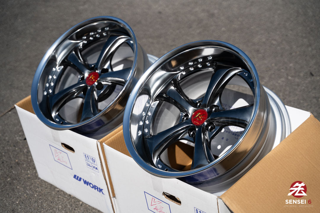 Work VSKF♯ / 18x10.5 +14, 18x10.5 +15 / 5x114.3 / Brilliant Silver Black (BSB)