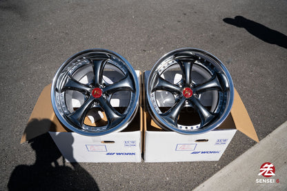 Work VSKF♯ / 18x10.5 +14, 18x10.5 +15 / 5x114.3 / Brilliant Silver Black (BSB)
