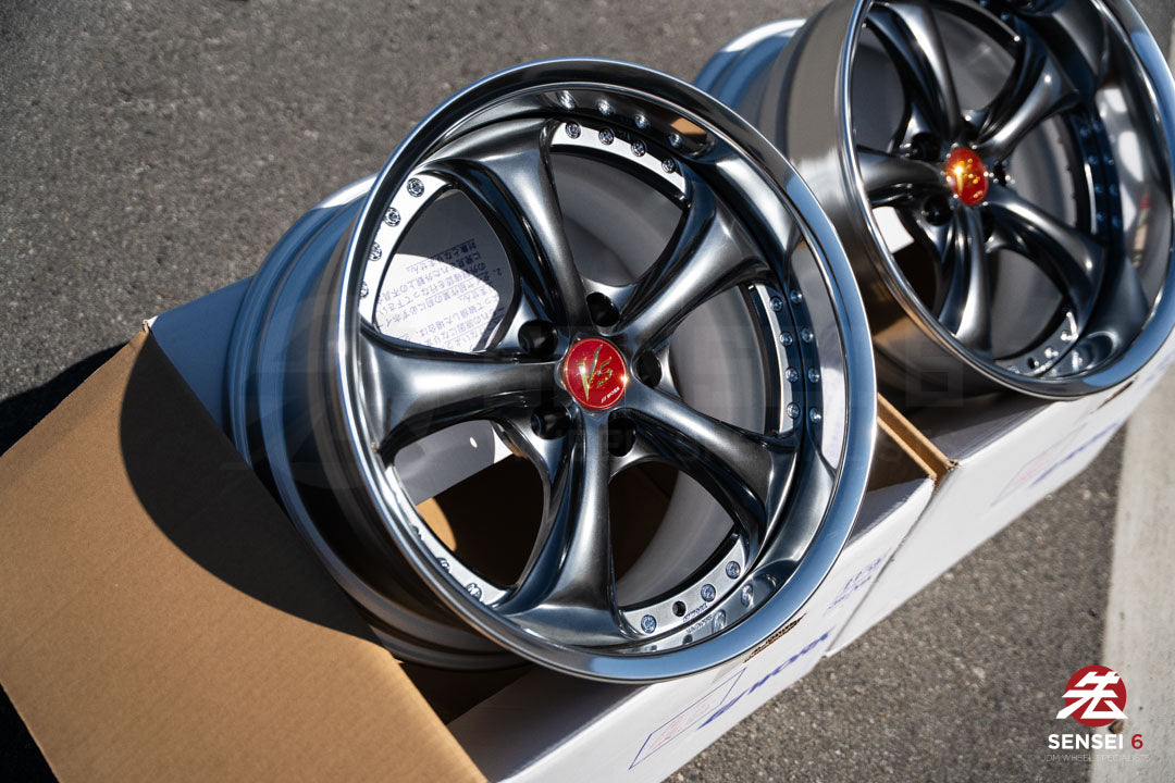 Work VSKF♯ / 18x10.5 +14, 18x10.5 +15 / 5x114.3 / Brilliant Silver Black (BSB)