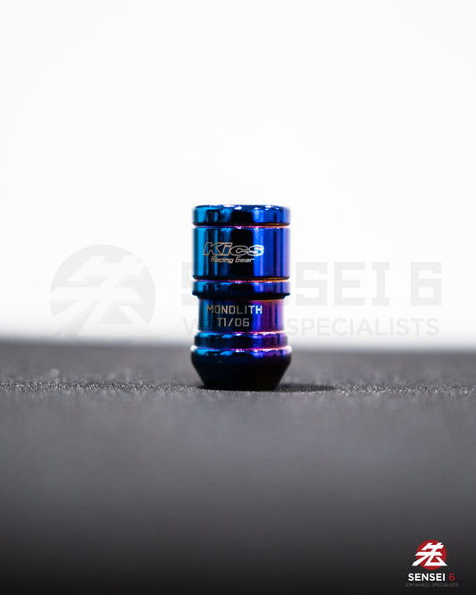[IN STOCK] Project Kics Monolith TI/06 Lug Nut Set (20pcs) / M12x1.50 / IP Blue