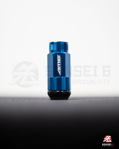 [IN STOCK] AME 50 Type 2pcs Shell Type Lock & Nut Set / M12x1.25 / Blue
