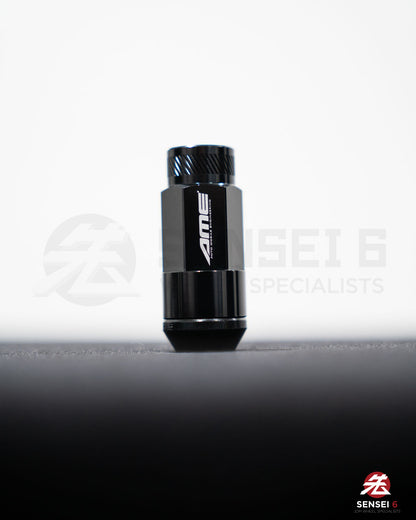 [IN STOCK] AME 50 Type 2pcs Shell Type Lock & Nut Set / M12x1.50 / Black