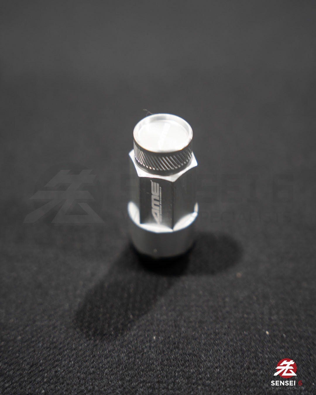 [IN STOCK] AME 50 Type 2pcs Shell Type Lock & Nut Set / M12x1.25 / Silver