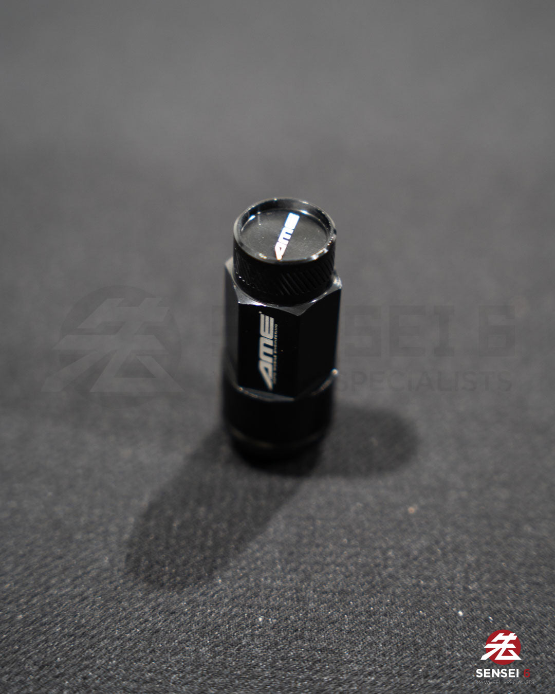 [IN STOCK] AME 50 Type 2pcs Shell Type Lock & Nut Set / M12x1.50 / Black