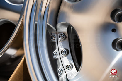 AME Shallen LX [Step Lip] / 19x9.5 +22, 19x10.5 +22 / 5x114.3 / Silver X Polished (MSP)