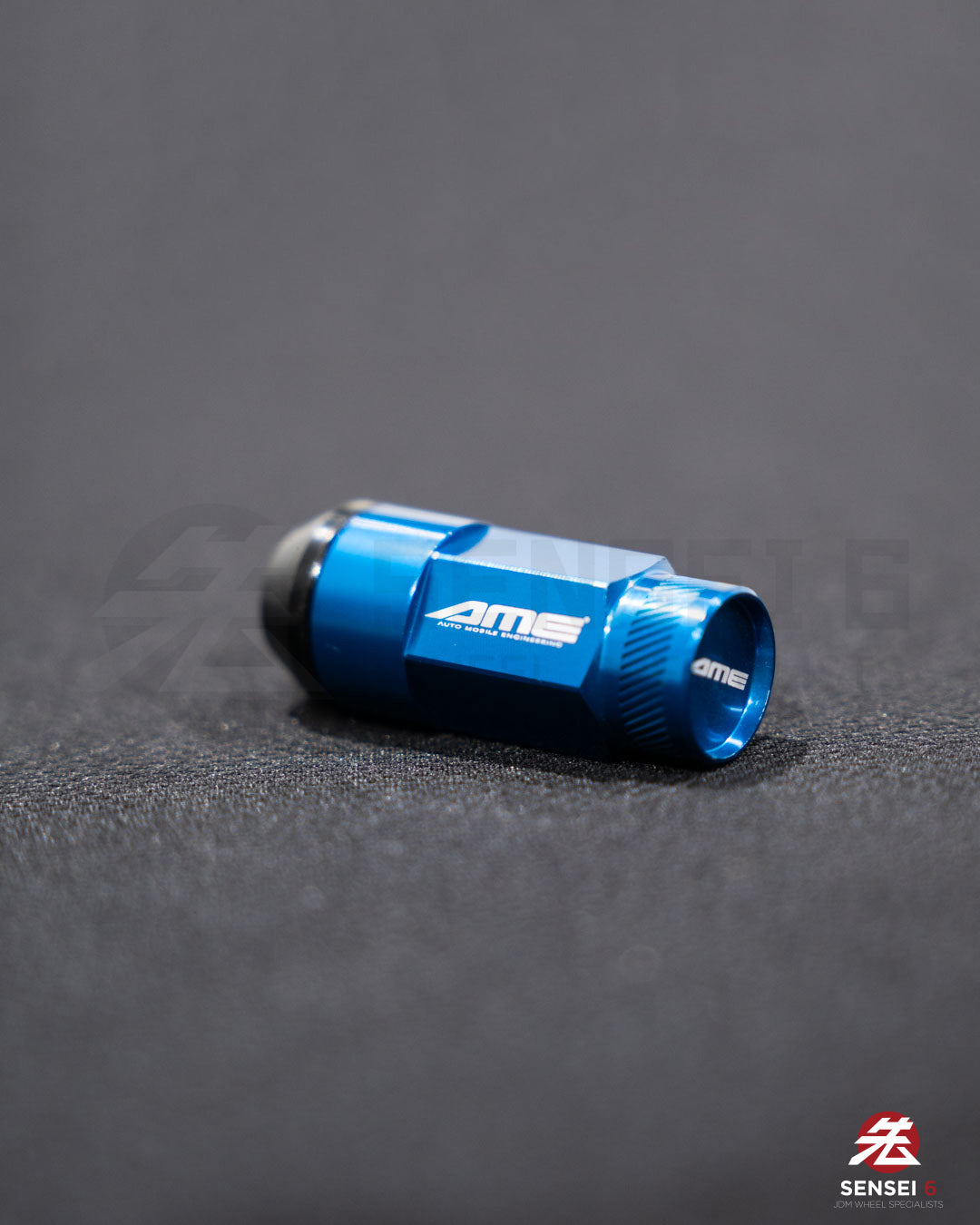[IN STOCK] AME 50 Type 2pcs Shell Type Lock & Nut Set / M12x1.25 / Blue