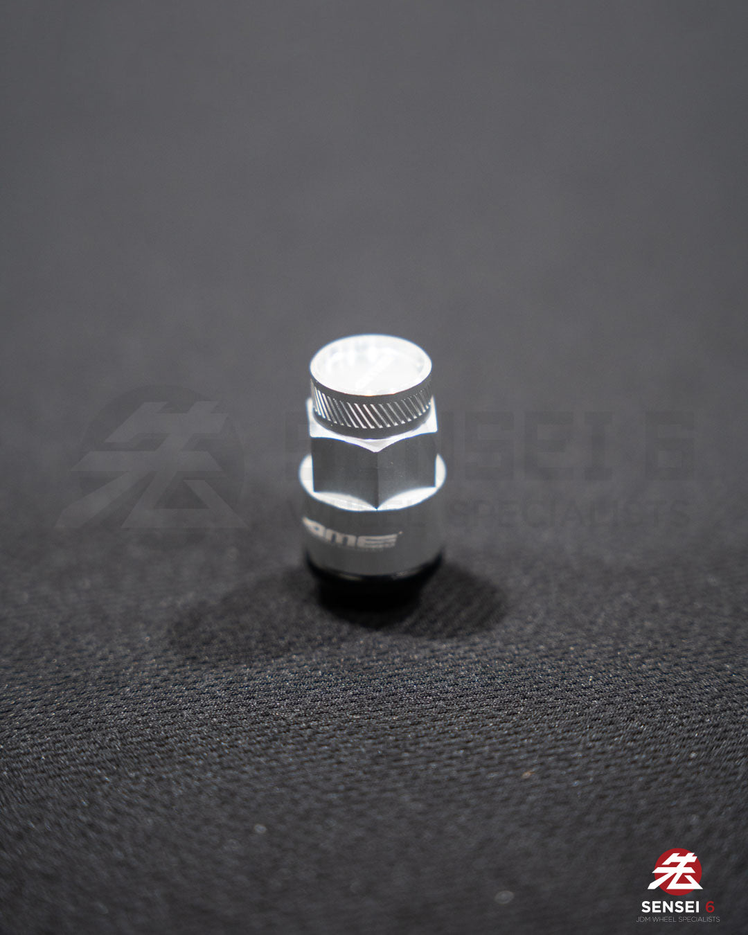 [IN STOCK] AME 40 Type 2pcs Shell Type Lock & Nut Set / M12x1.25 / Silver
