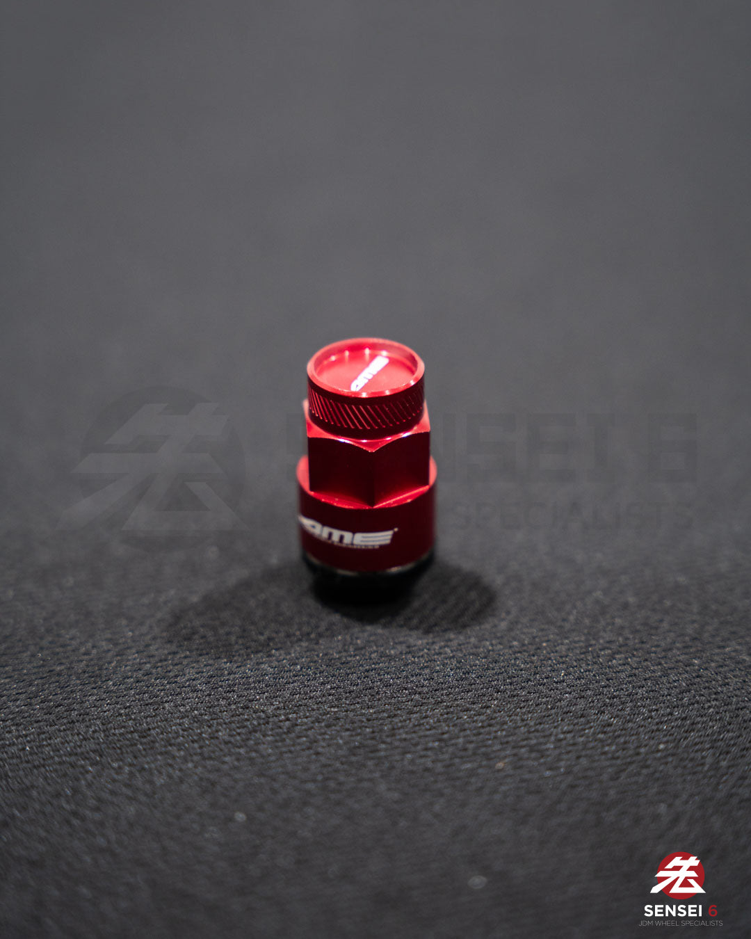 [IN STOCK] AME 40 Type 2pcs Shell Type Lock & Nut Set / M12x1.50 / Red