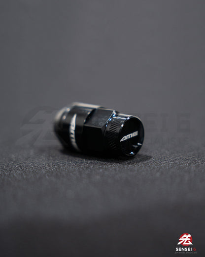 [IN STOCK] AME 40 Type 2pcs Shell Type Lock & Nut Set / M12x1.25 / Black