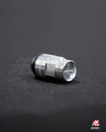 [IN STOCK] AME 40 Type 2pcs Shell Type Lock & Nut Set / M12x1.25 / Silver