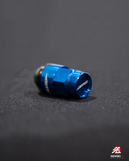 [IN STOCK] AME 40 Type 2pcs Shell Type Lock & Nut Set / M12x1.25 / Blue